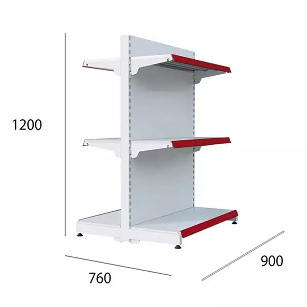 Kệ siêu thị đôi 900 x 1200