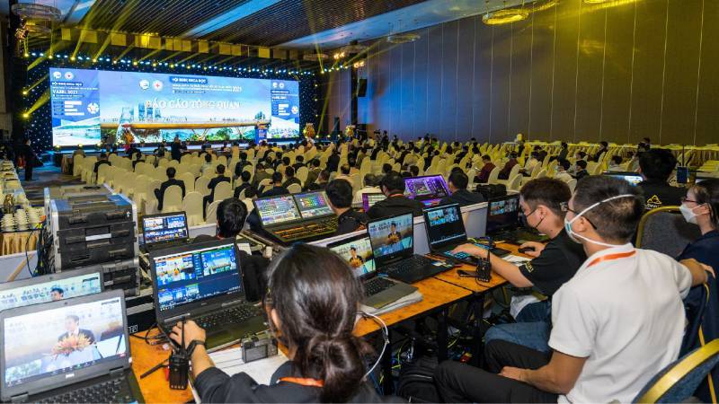 20+ mẫu backdrop gian hàng hội chợ ấn tượng, thu hút