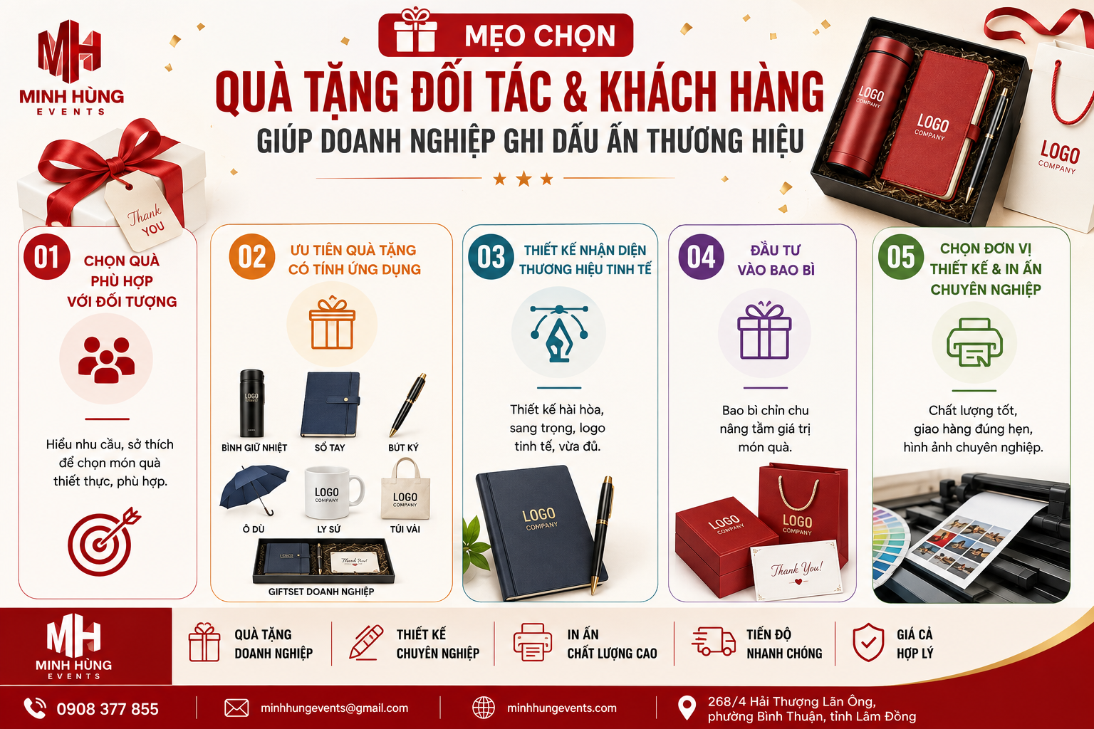 MẸO CHỌN QUÀ TẶNG ĐỐI TÁC & KHÁCH HÀNG GIÚP DOANH NGHIỆP GHI DẤU ẤN THƯƠNG HIỆU